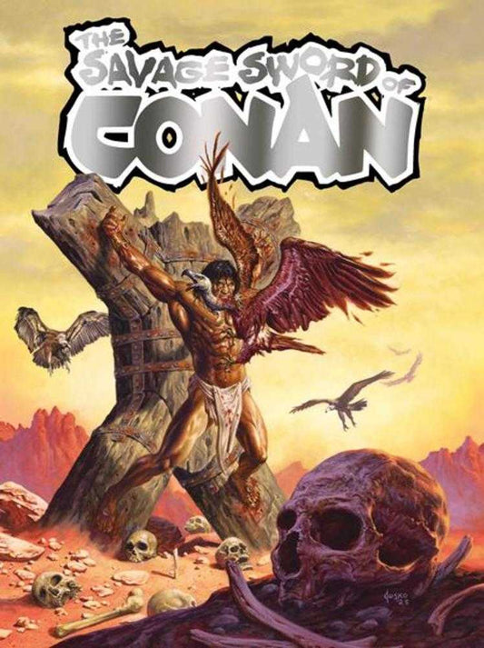 Savage Sword Of Conan #8 Cover D Sdcc Exclusive Joe Jusko Foil Trade Variant (Mature) Limited To 700 Copies Allocations May Occur.
