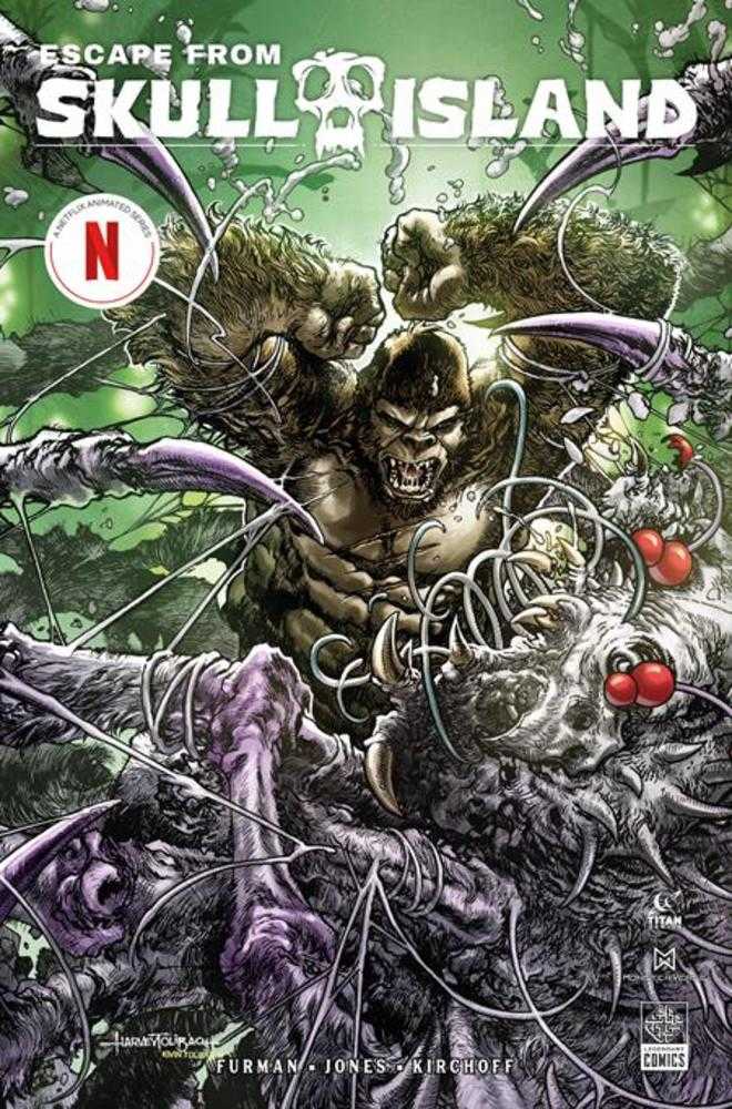 Escape From Skull Island #3 Cover A Harvey Tolibao