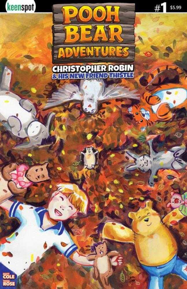 Pooh Bear Adventures Christopher Robin & His New Friend Thistle #1 (One Shot) Cover A Tessa Rose The Gangs All Here