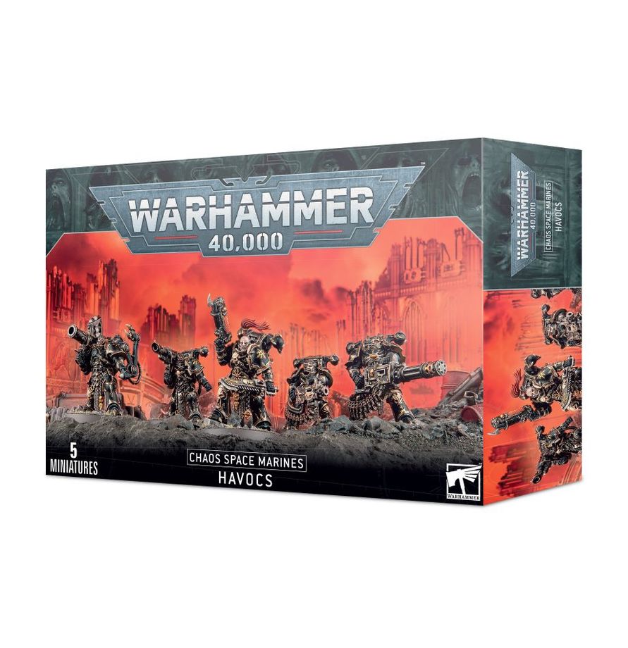 Warhammer 40K - Chaos Space Marines, Havocs