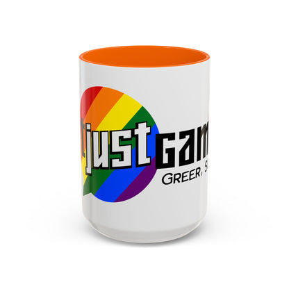 Not Just Gamin' Pride Painting Mug