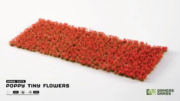 Gamers Grass: Poppy Tiny Flowers