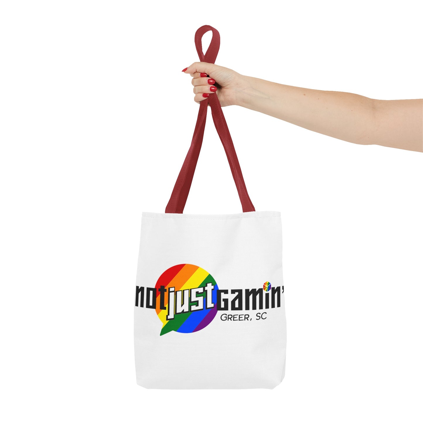 Not Just Gamin' Pride Tote Bags