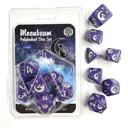 Kitty Clacks: 7-Die Set Moonbeam