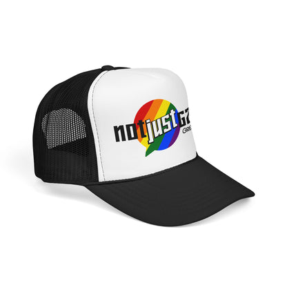 Not Just Gamin' Pride Foam Trucker Hat