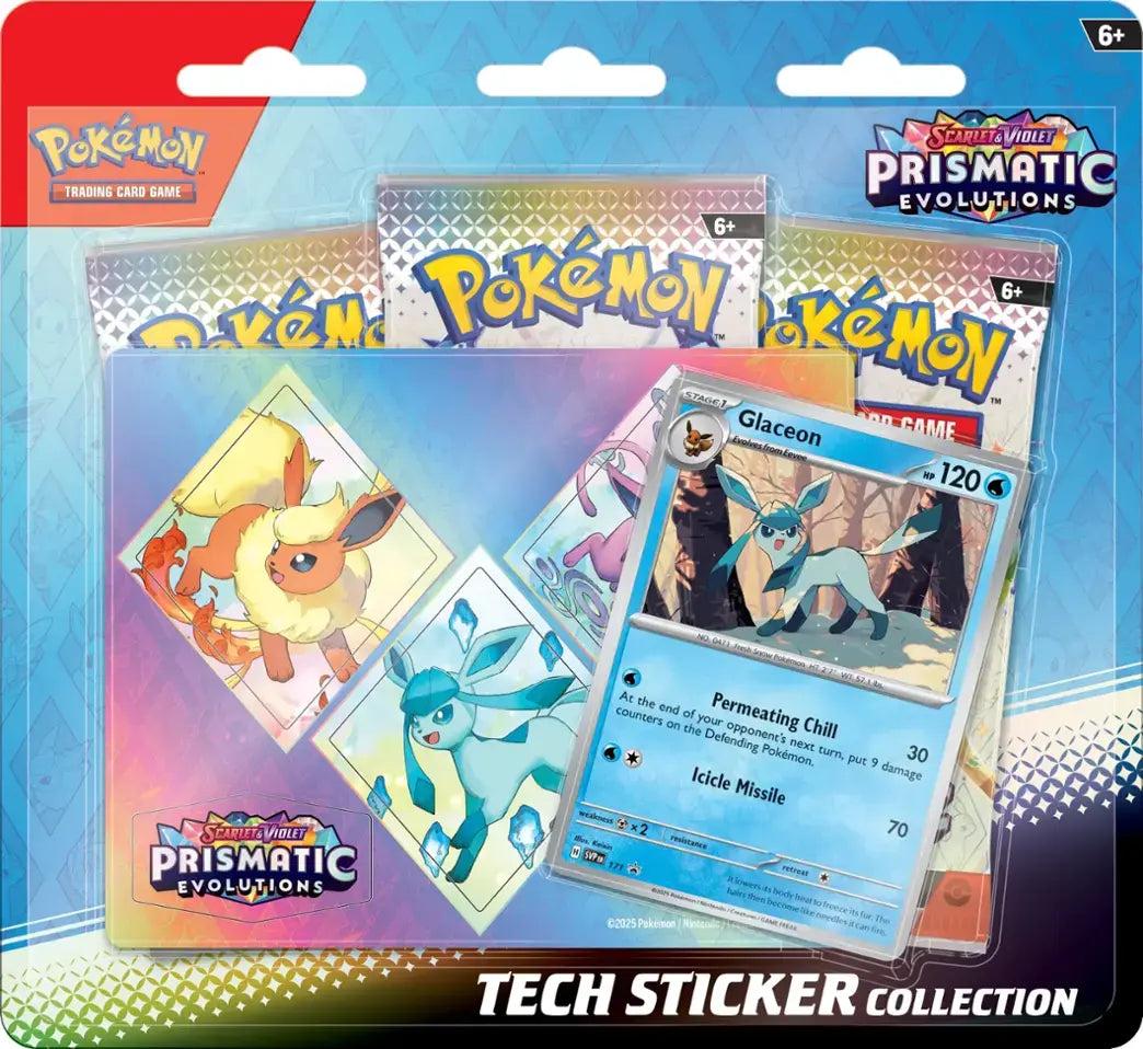 Pokémon Scarlet & Violet: Prismatic Evolutions Tech Sticker Collection
