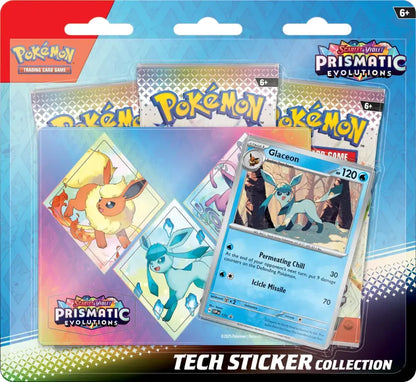 Pokémon Scarlet & Violet: Prismatic Evolutions Tech Sticker Collection
