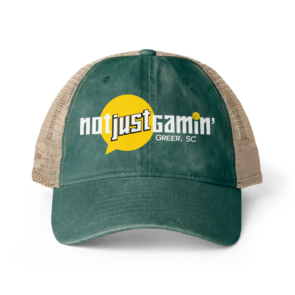Not Just Gamin' Women's Washed Mesh-Back Cap