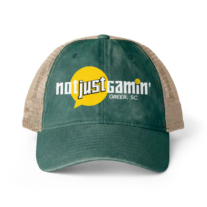 Not Just Gamin' Women's Washed Mesh-Back Cap