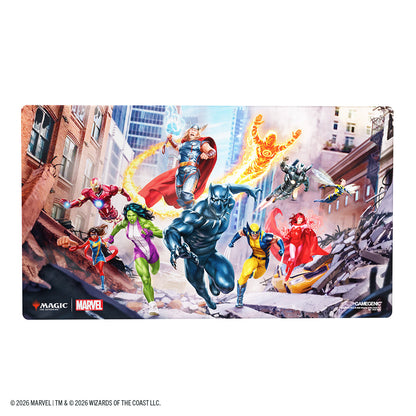 Magic: The Gathering | Marvel Super Heroes Shiny Playmat - Marvel Super Heroes