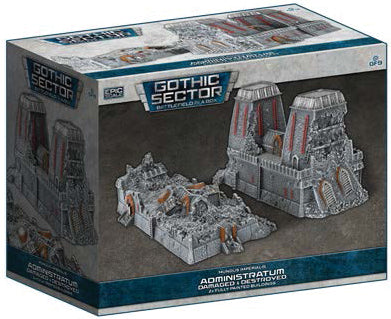 Battlefield in a Box - Mundus Imperialis: Administratum (Damaged & Destroyed x2)