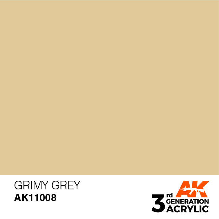 AK Interactive 3G Acrylic Paint: Grimy Grey