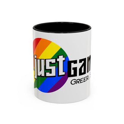 Not Just Gamin' Pride Painting Mug