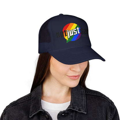 Not Just Gamin' Pride Foam Trucker Hat