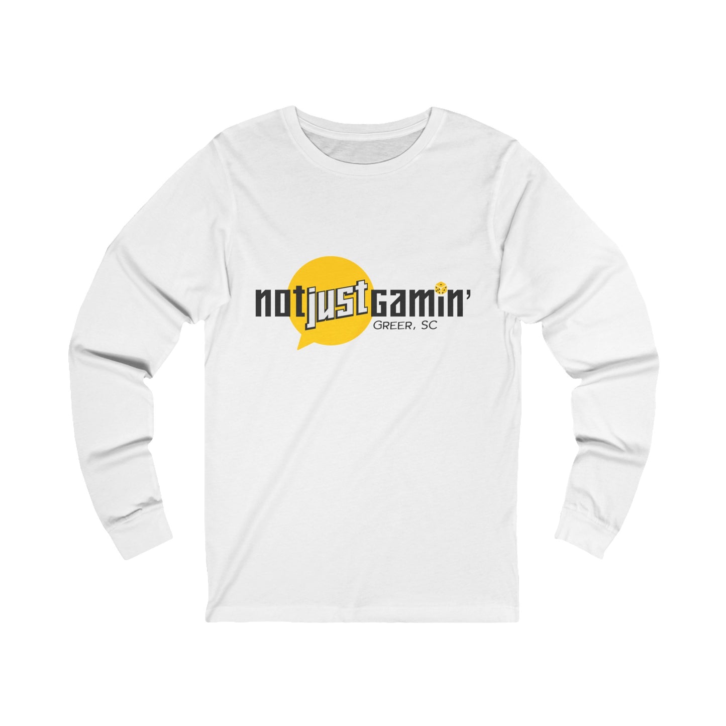 Not Just Gamin' Unisex Jersey Long Sleeve Tee