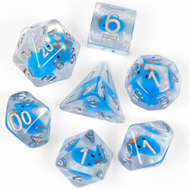 Foam Brain - Bubble Bath Duck RPG Dice Set