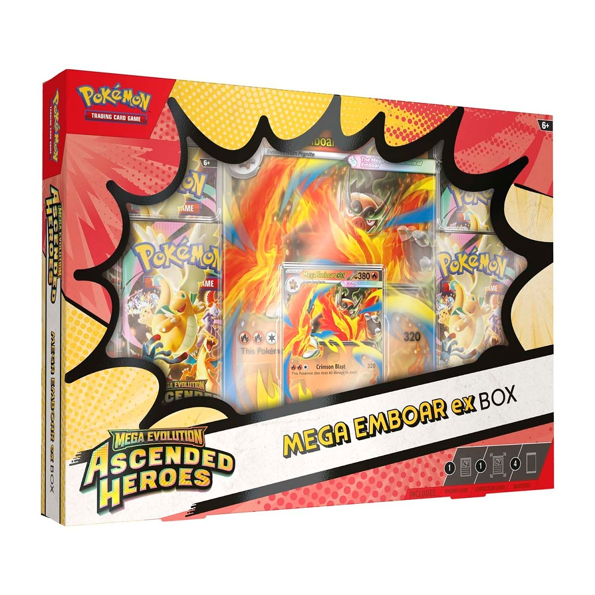 Pokémon TCG - Mega Evolution - Ascended Heroes: Mega Emboar ex Box