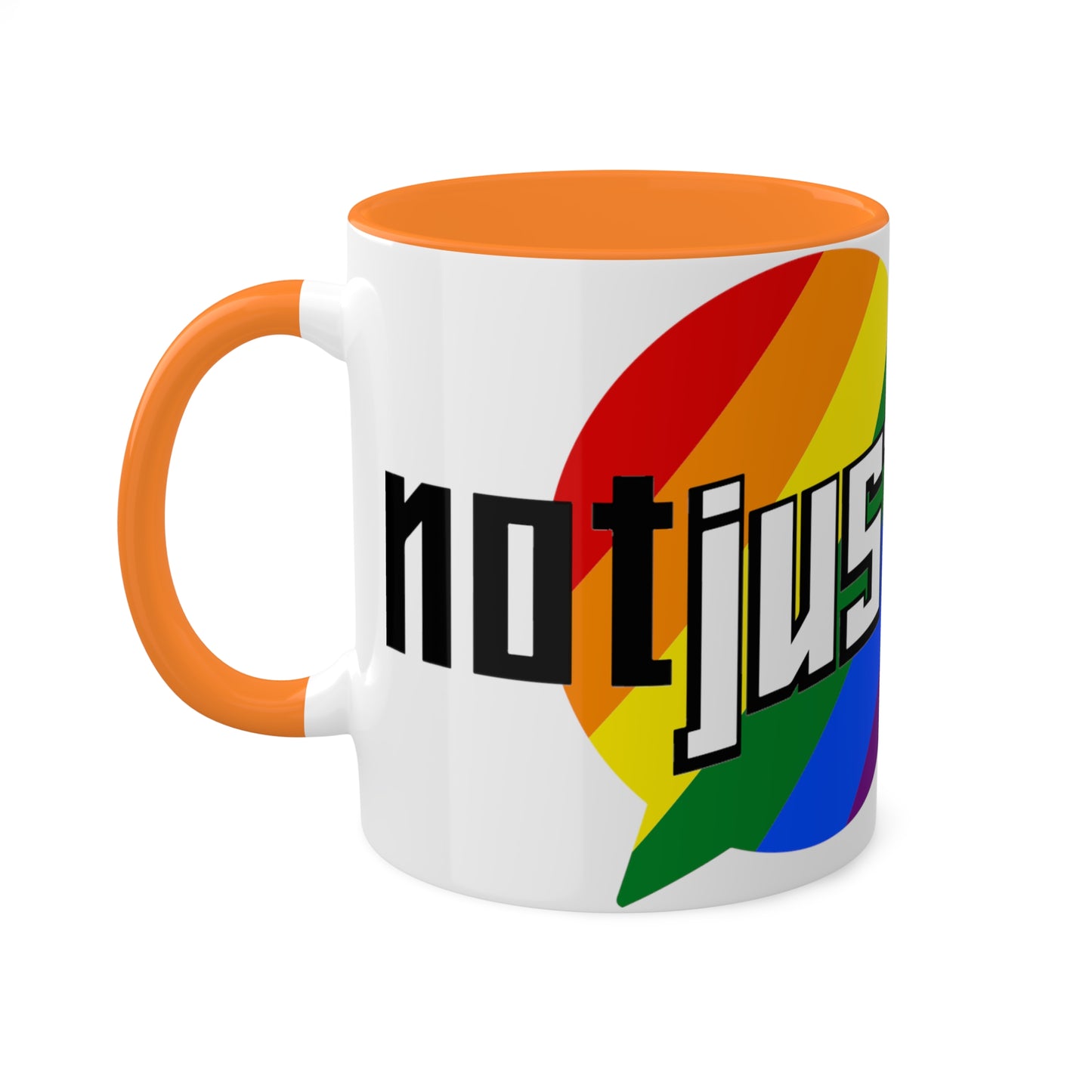 Not Just Gamin' Pride Paint Night Mugs, 11oz