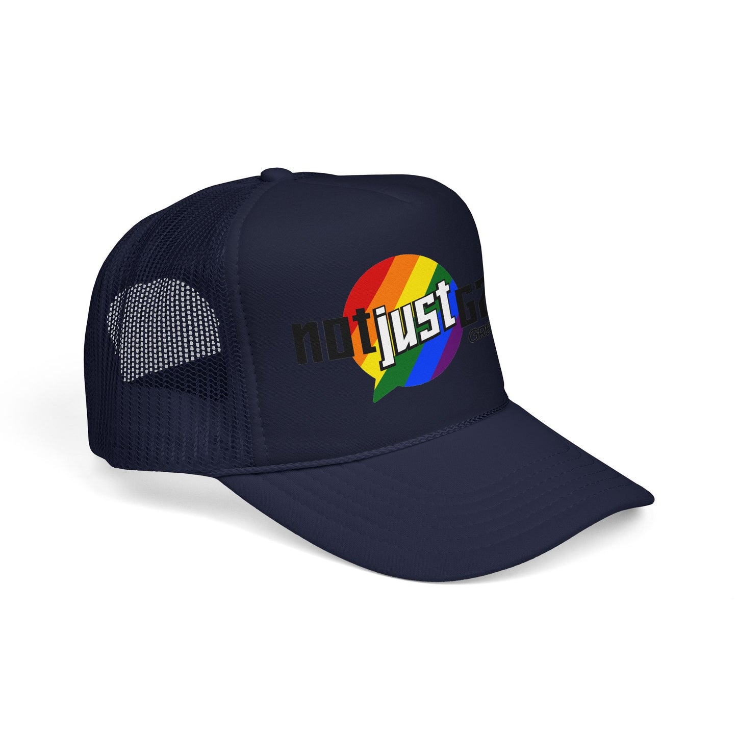Not Just Gamin' Pride Foam Trucker Hat