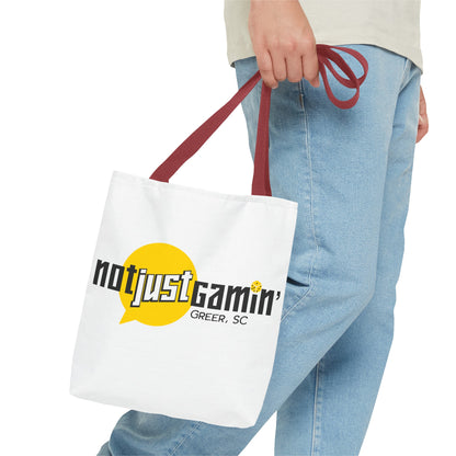 Not Just Gamin' Tote Bags