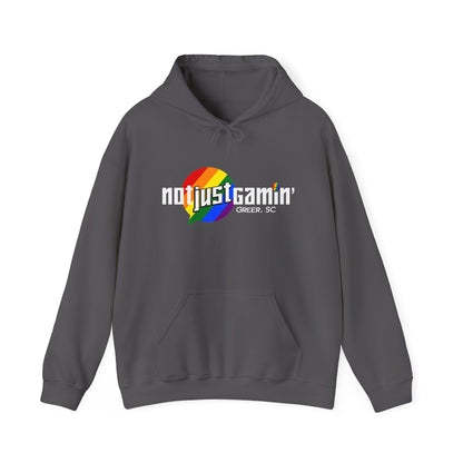Not Just Gamin' Pride Unisex Heavy Blend™ Hooded Sweatshirt