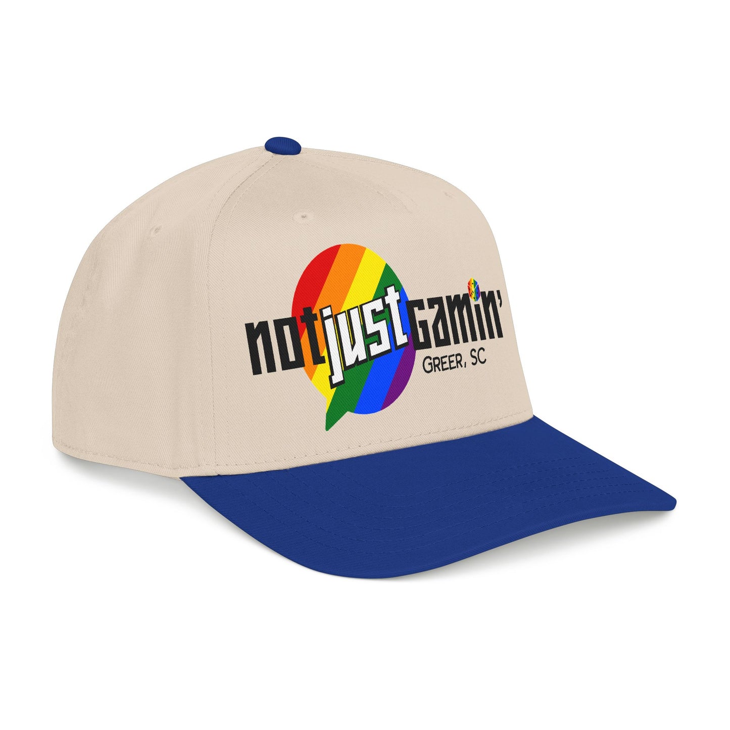 Not Just Gamín' Pride Baseball Cap