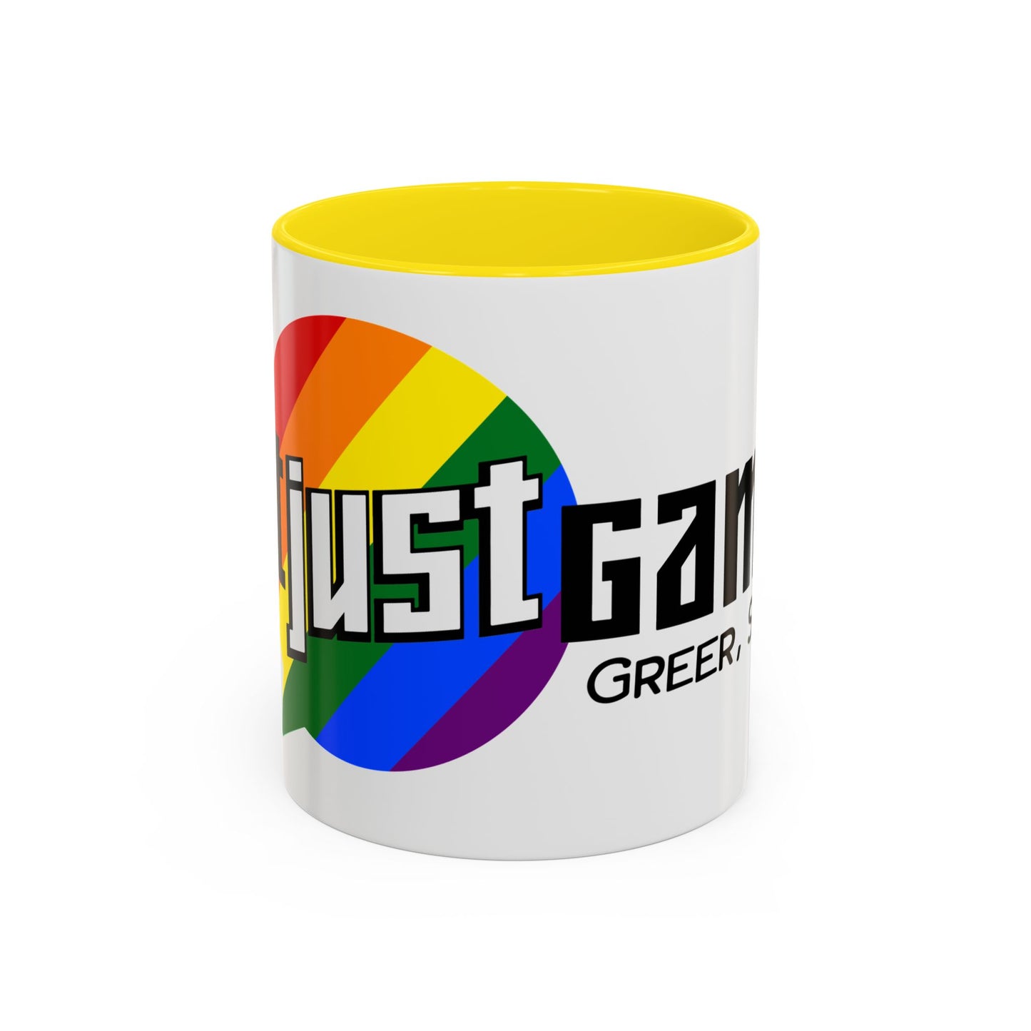 Not Just Gamin' Pride Painting Mug