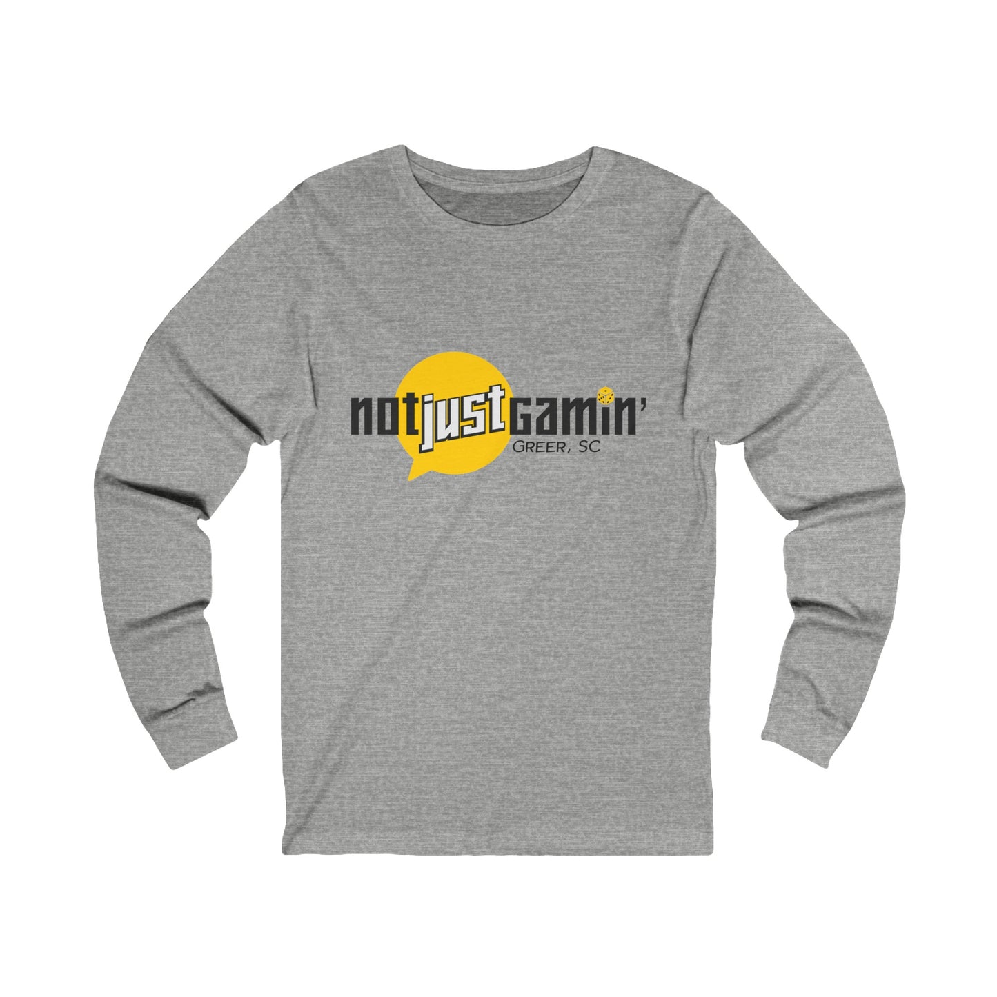 Not Just Gamin' Unisex Jersey Long Sleeve Tee