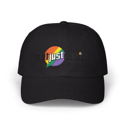 Not Just Gamin' Pride Embroidered Casual Baseball Hat