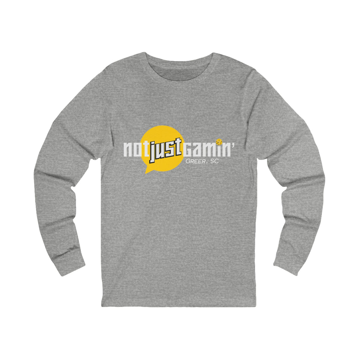 Not Just Gamin' Unisex Jersey Long Sleeve Tee