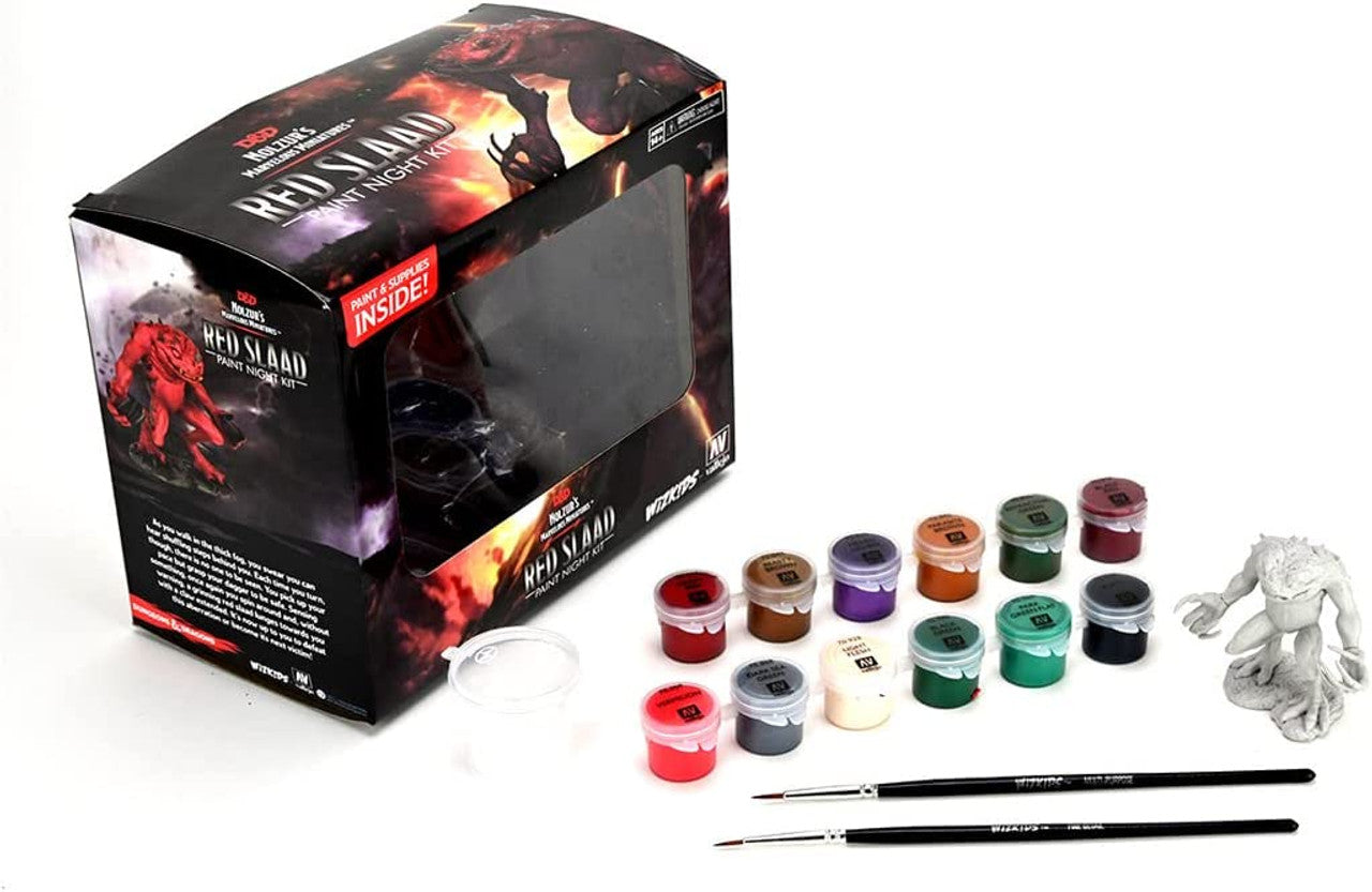 D&D Nolzur’s Marvelous Miniatures: Red Slaad Paint Night Kit