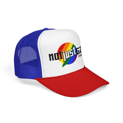 Not Just Gamin' Pride Foam Trucker Hat