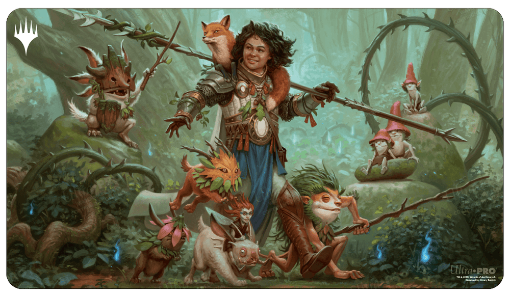 Wilds of Eldraine Ellivere of the Wild Court Standard Gaming Playmat for Magic: The Gathering