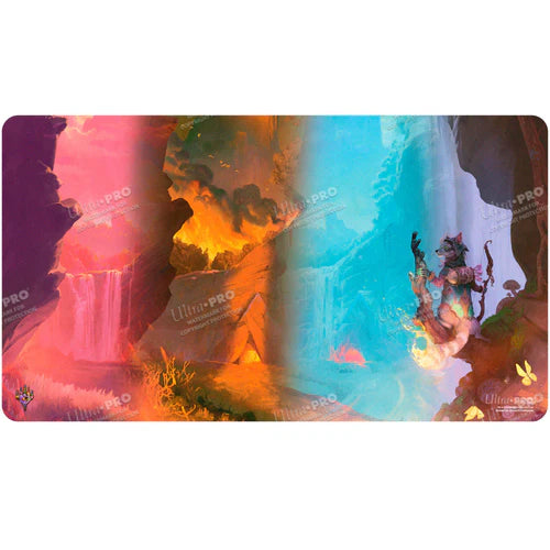 MTG - Playmat, Bloomburrow Season Lands: Mountain (Four Seasons)