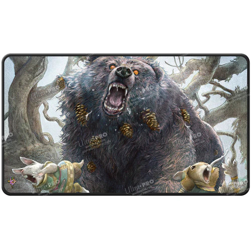MTG - Playmat, Bloomburrow Lumra, Bellow of the Woods Black Stitched