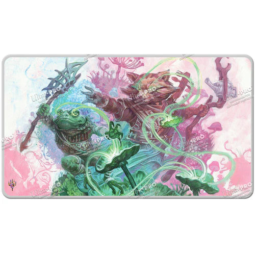 MTG - Playmat, Bloomburrow Sylvan Tutor Stitched Edge