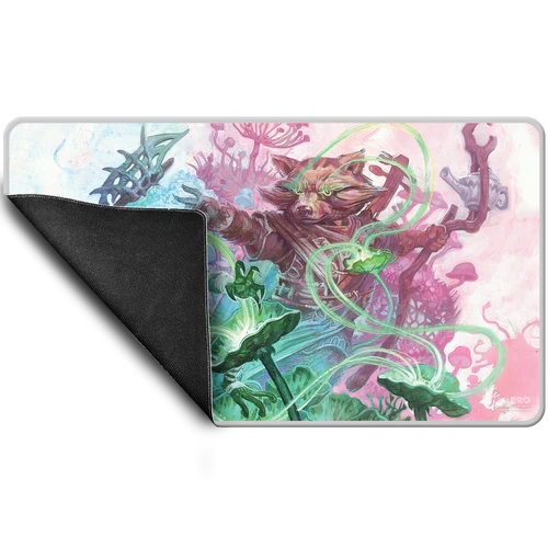 MTG - Playmat, Bloomburrow Sylvan Tutor Stitched Edge