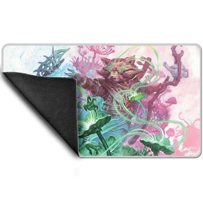 MTG - Playmat, Bloomburrow Sylvan Tutor Stitched Edge