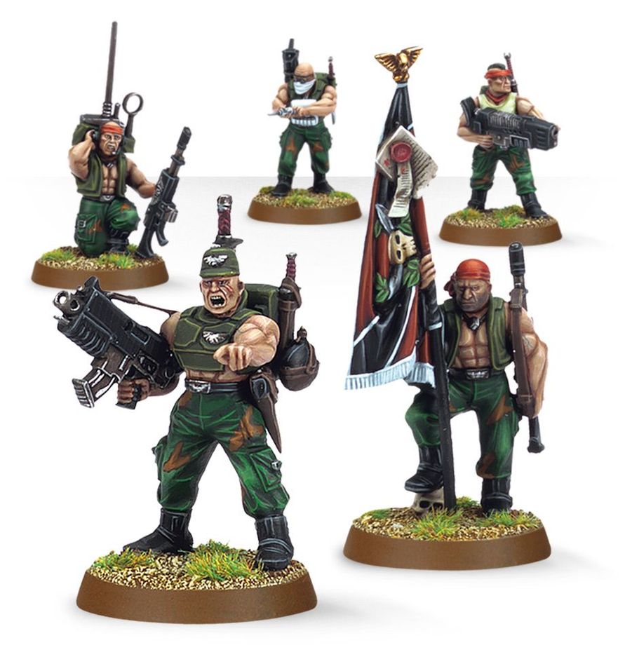40K - Astra Militarum, Catachan Command Squad