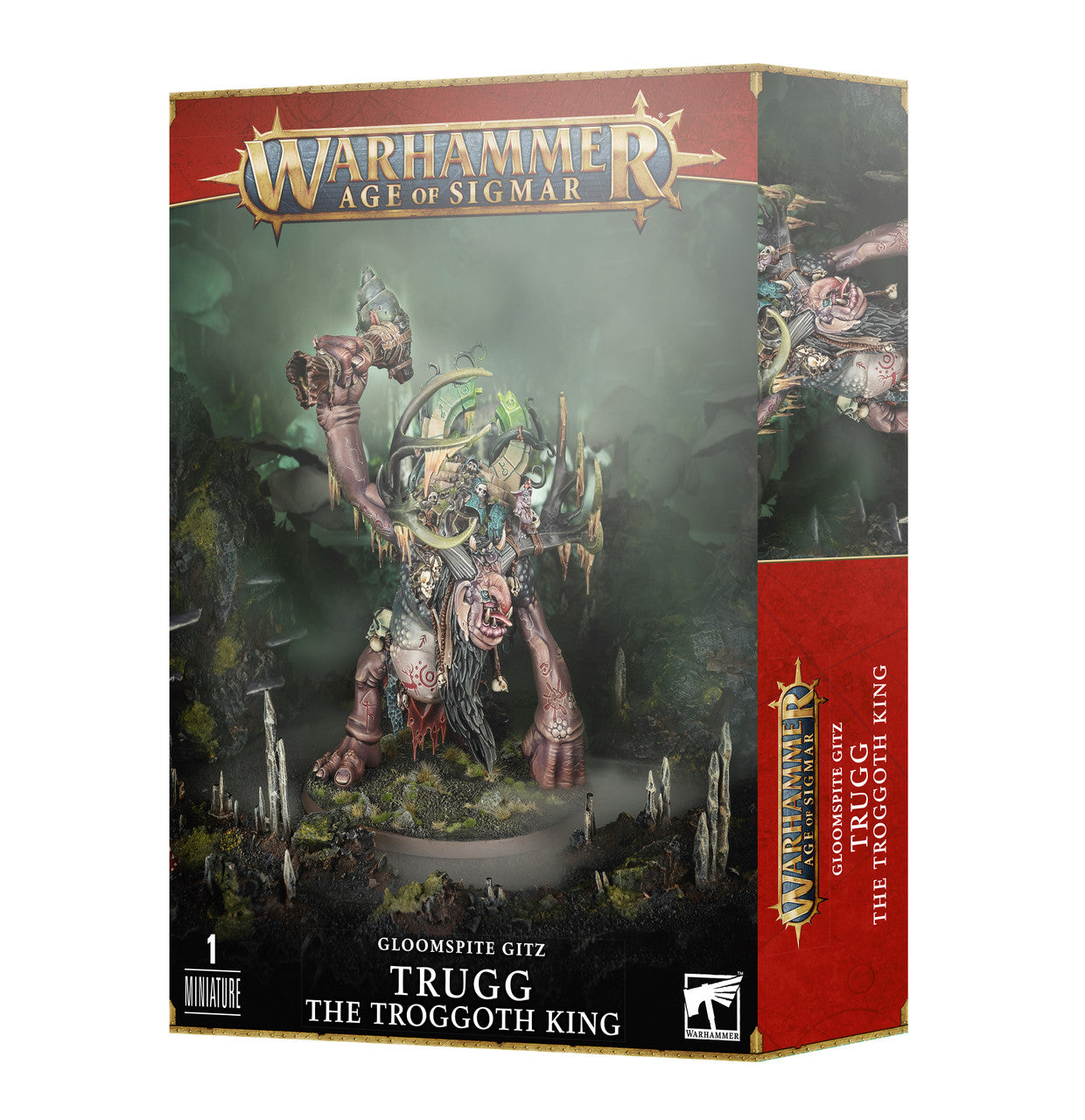 AOS -  Gloomspite Gitz, Trugg The Troggoth King