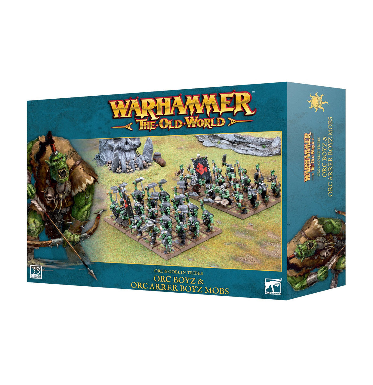 Warhammer The Old World - Orc & Goblin Tribes, Orc Boyz & Orc Arrer Boyz Mobs