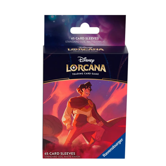 Disney Lorcana TCG: Shimmering Skies - Deck Sleeves, Aladdin (65)