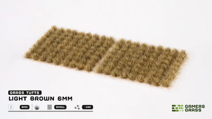 Gamers Grass: Light Brown 6mm Small Tufts