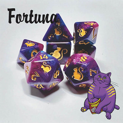 Kitty Clacks: 7-Die Set Fortuna