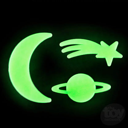Glow in the Dark Star and Moon Stick-Ons