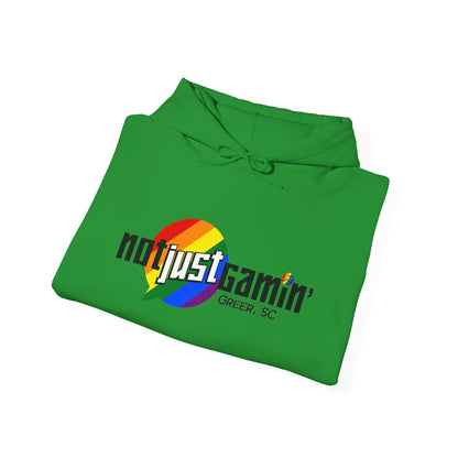 Not Just Gamin' Pride Unisex Heavy Blend™ Hooded Sweatshirt