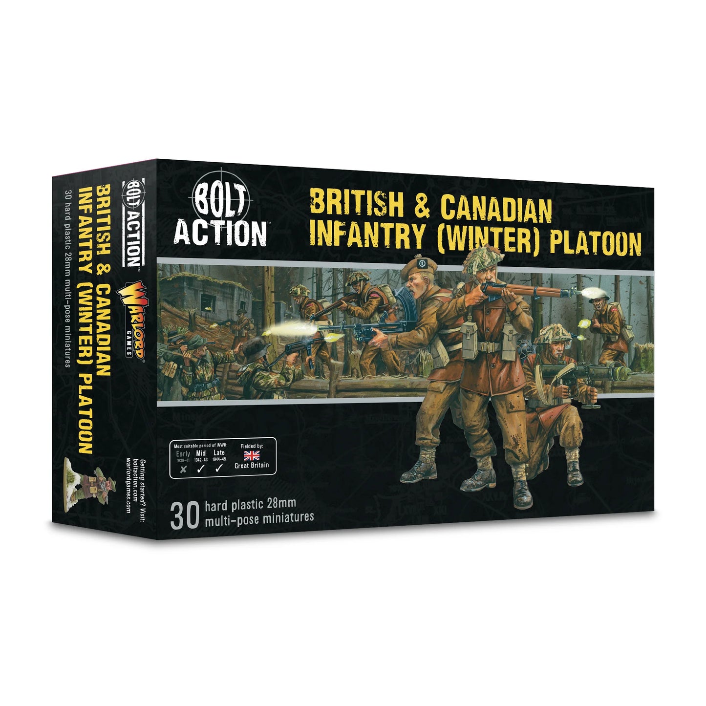 Bolt Action: British & Canadian Infantry (Winter) Platoon