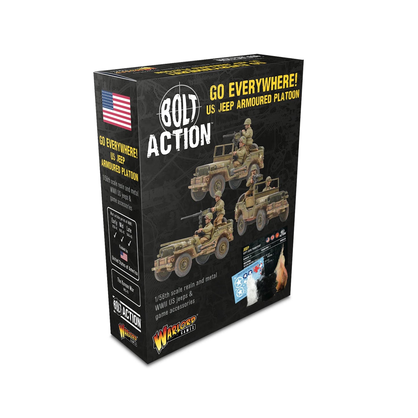 Bolt Action: Go Everywhere! US Jeep Armoured Platoon