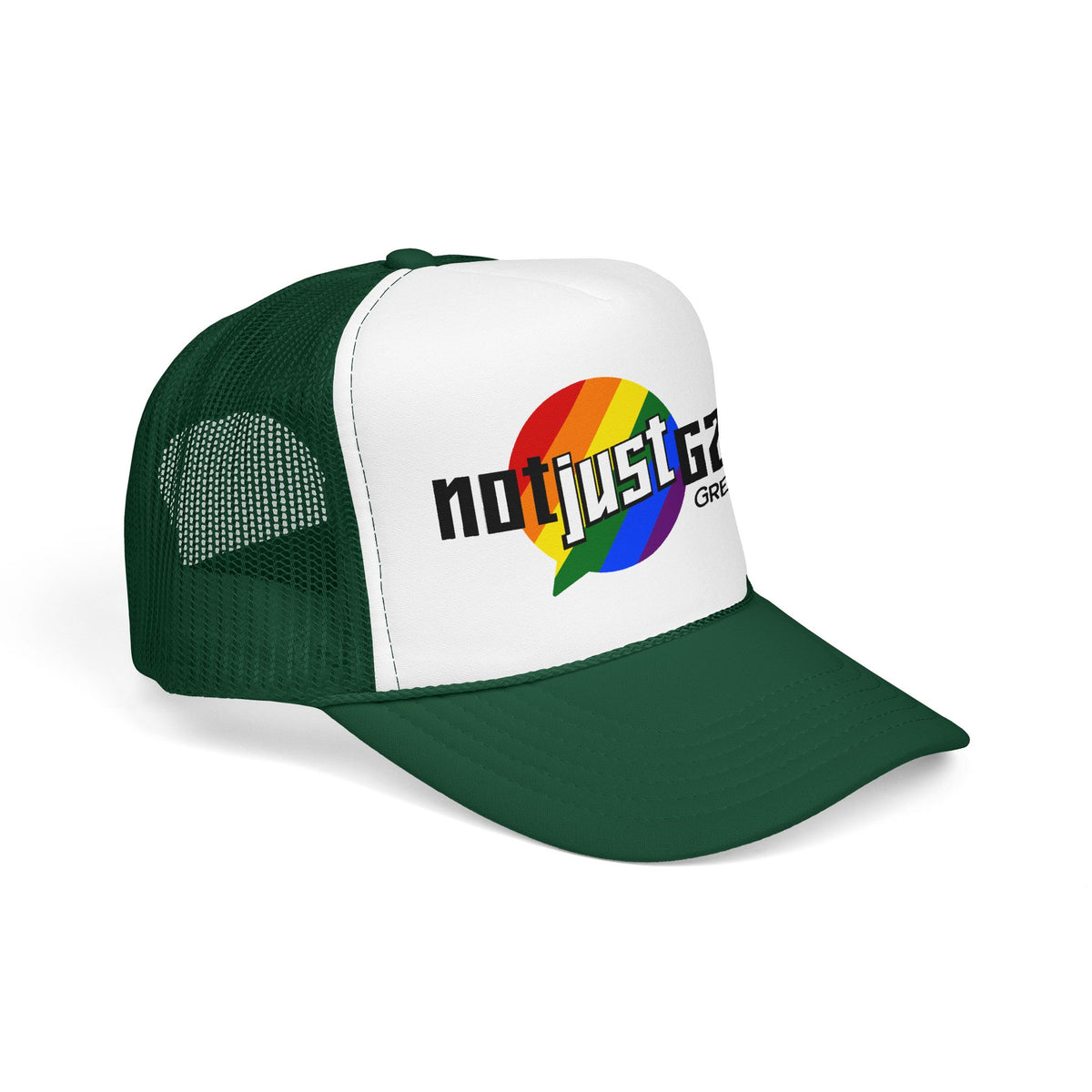 Not Just Gamin' Pride Foam Trucker Hat