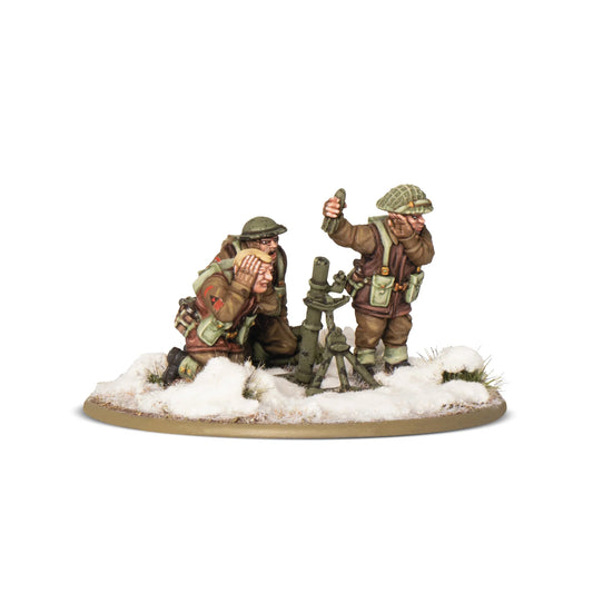 Bolt Action: British & Canadian Infantry (Winter) Medium Mortar Team